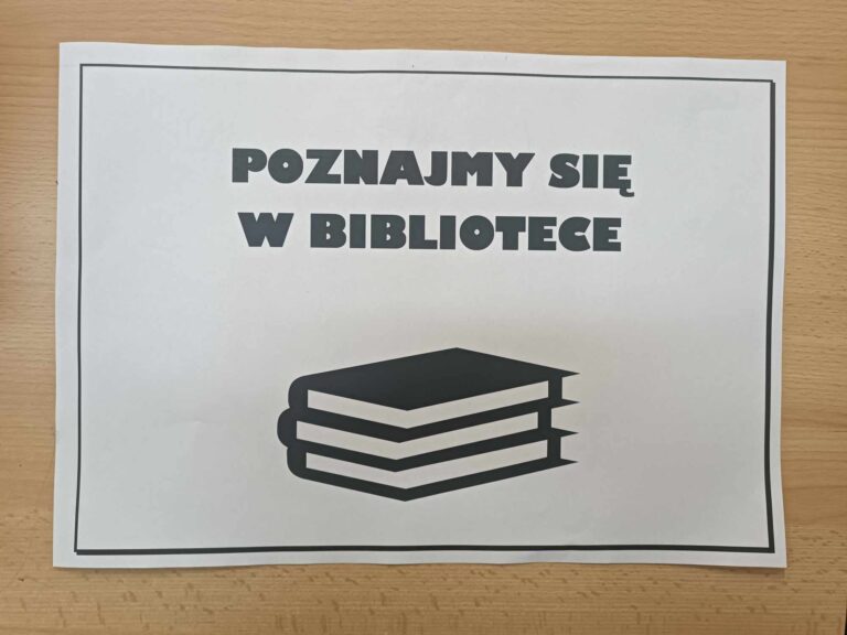 Akcja “Poznajmy się w bibliotece”